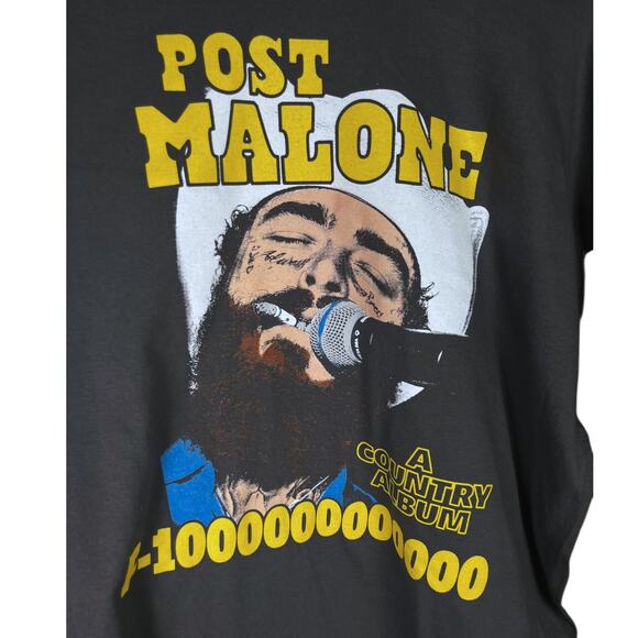 NWOT Post Malone LS Promo Shirt Country Album VIP Concert Tour Rock XXL - Picture 2 of 6